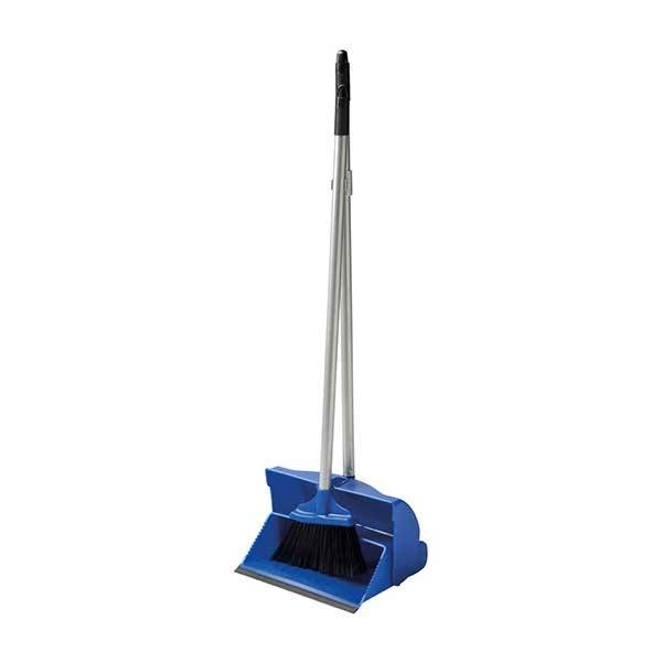Lobby Dustpan & Brush Blue