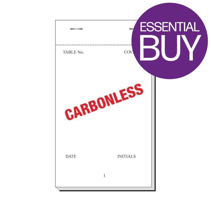 Order Pad 50 Sheet Duplicate NCR 165x95mm (x100)