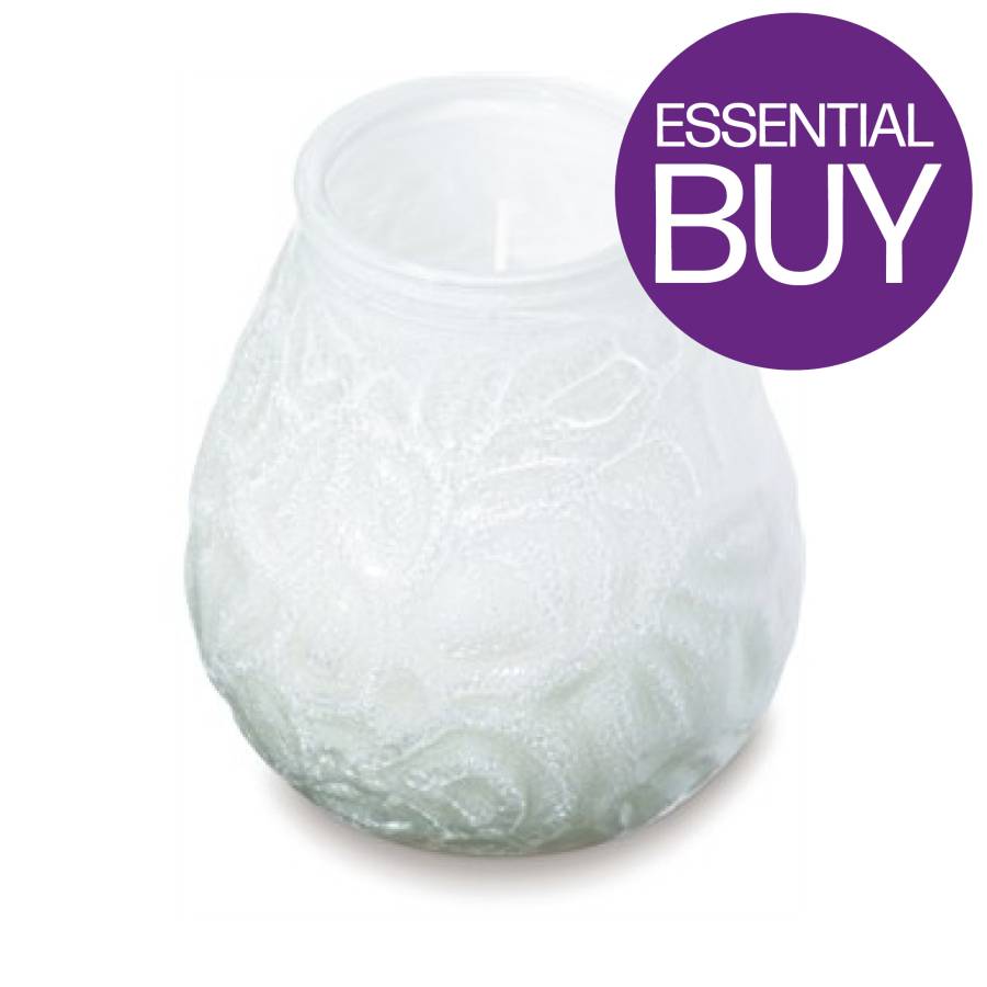 Glass Lowboy White (x6)