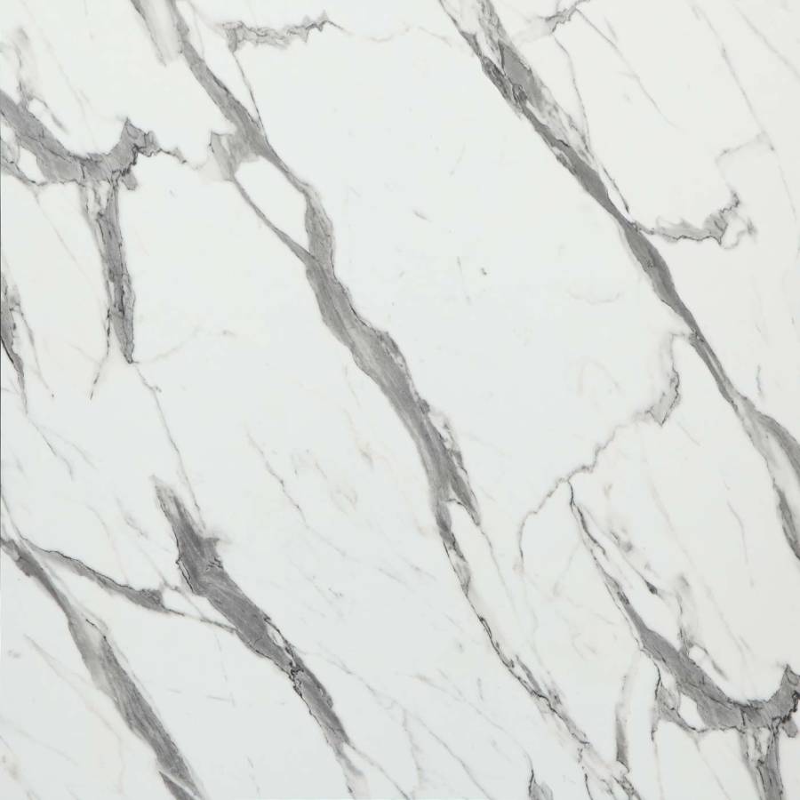 Urban Table - Metal Frame Ceramic Top 800x800mm Marble