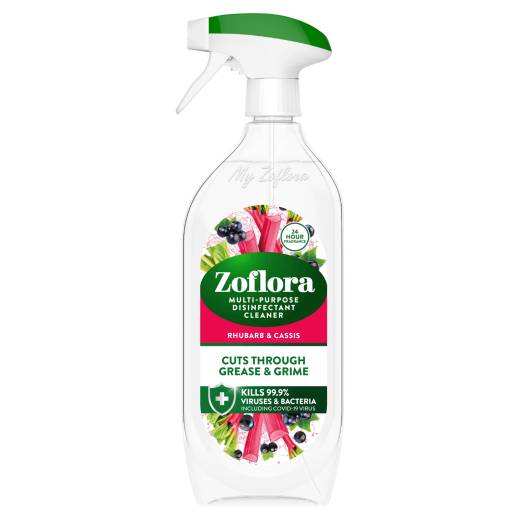 Zoflora Multipurpose Disinfectant Cleaner - Rhubarb (6x800ml)