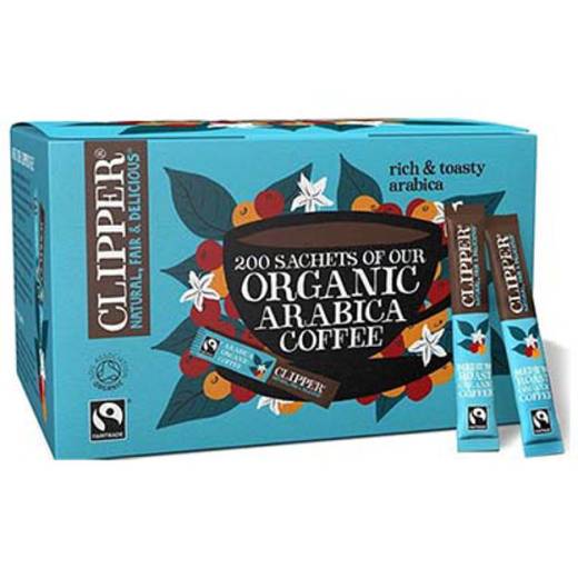 Clipper Fairtrade Organic Arabica Coffee Sticks (x200)