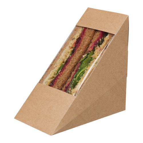Zest Compostable Rear Loading Sandwich Pack Kraft (x500)