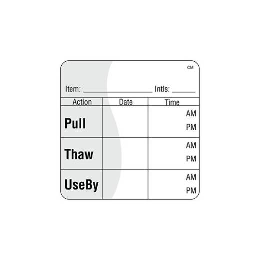 Label Pull/Thaw/Use By 50mm (x500)