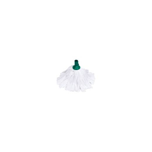 Exel Big White Mop Green Socket (x10)