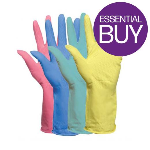 Household Glove Pink Small