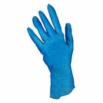 Vinyl Gloves Blue Medium (x100)