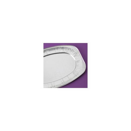 Foil Platter Oval Embossed 22in/55cm 190g  (x60)