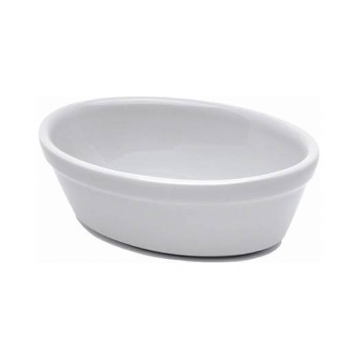 Royal Genware Oval Pie Dish 14cm White (x12)