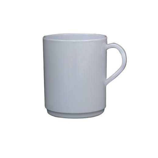 Melamine 10oz Mug White (x12)