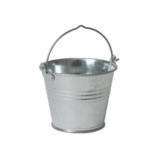 Galvanised Steel Serving Bucket 7cm (x12)