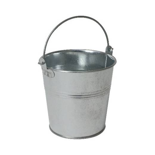 Galvanised Steel Serving Bucket 10cm (x12)