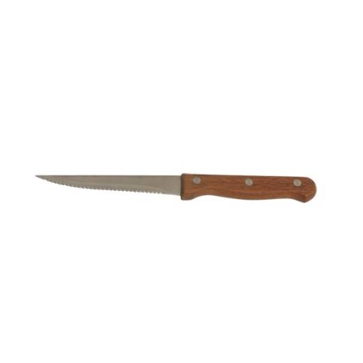 Steak Knife Dark Wood Handle (x12)