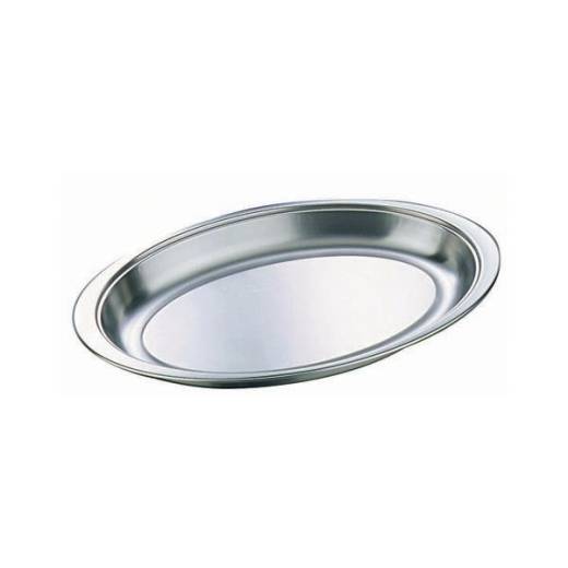 Stainless Steel Oval Banquet Dish 20`