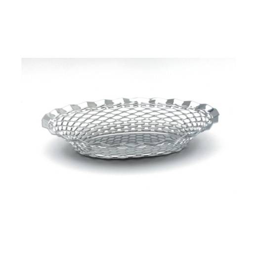 Stainless Steel Oval Basket 29.5x23.5cm
