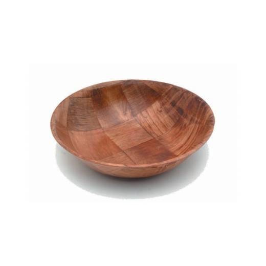 Woven Wood Bowl 6in dia. (x12)
