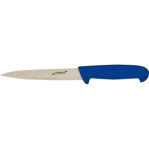 Genware 6in Flex Fillet Knife Blue