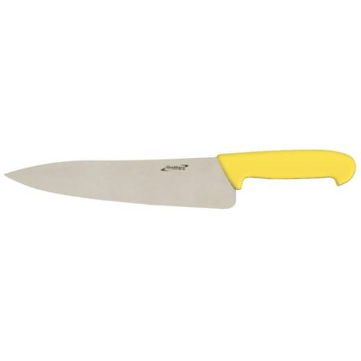 Genware 10in/25.4cm Chef Knife Yellow