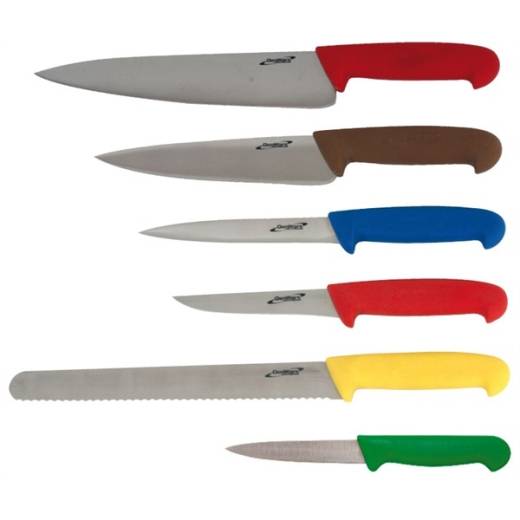 6 Piece Colour Coded  Knife Set & Wallet