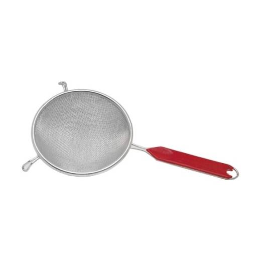 Bowl Strainer Tinned Double Mesh 10in