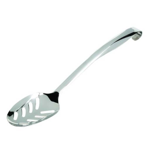 Genware Slotted Spoon 35cm Stainless Steel