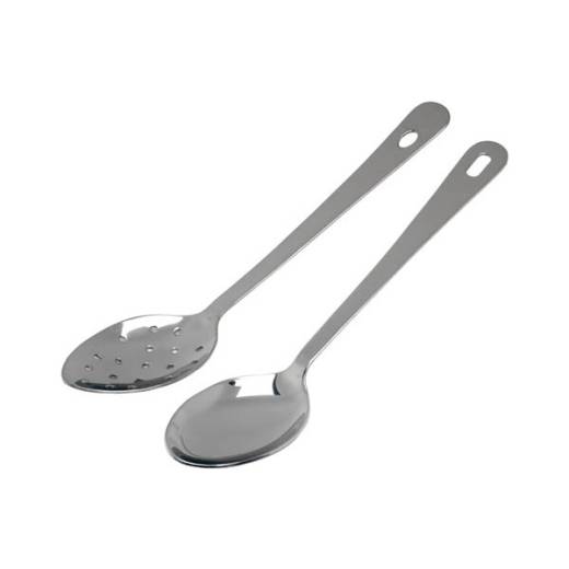 Stainless Steel Serving Spoon 10in Hanging Hole