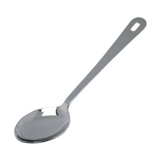 Stainless Steel Serving Spoon 12in with Hanging Hole