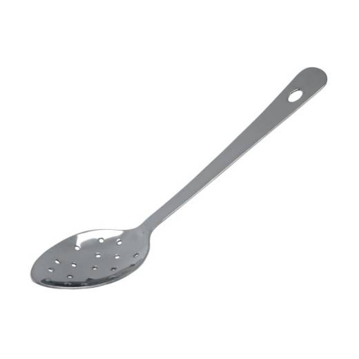 Stainless Steel Perforated Spoon 14in with Hanging Hole