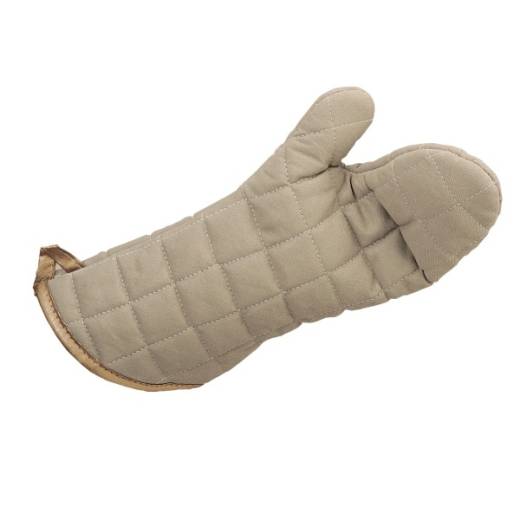 Flameguard Oven Mitt Tan 17in CE Marked (Pair)