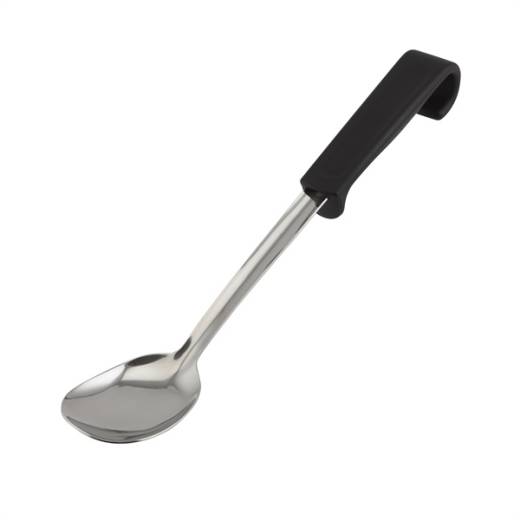 Genware Small Spoon Plastic Handle Black