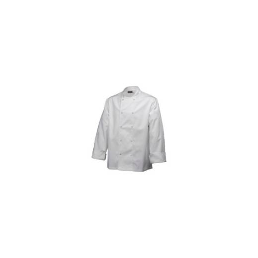 Chef Basic Jacket Long Sleeve White Large