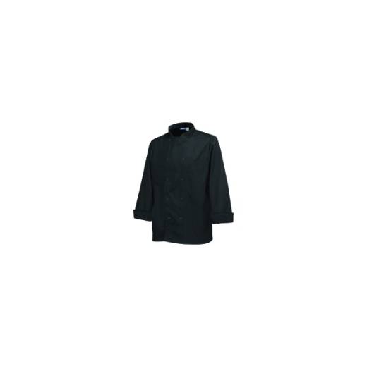 Chef Basic Jacket Long Sleeve Black Small