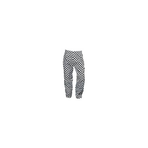 Black Check Baggie Trousers Large