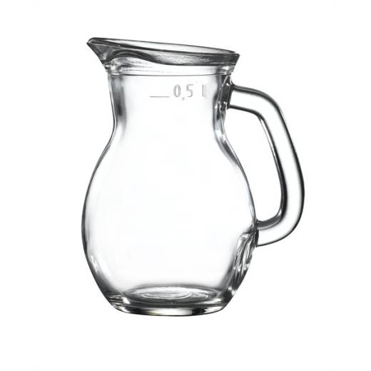Classic Glass Jug 0.5L (x6)