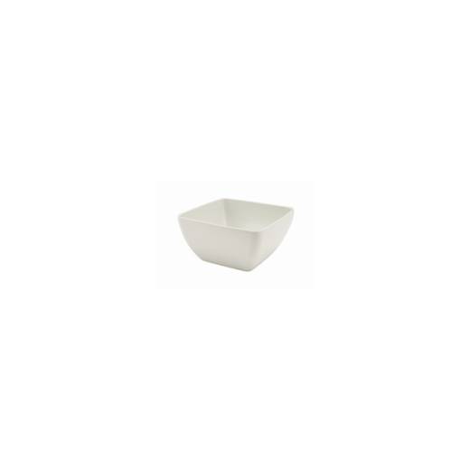 Melamine Curved Square Buffet Bowl 12.5cm White