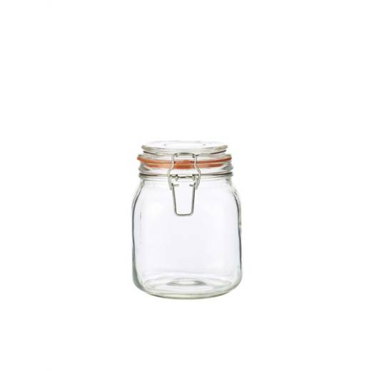 Genware Glass Terrine Jar 1L (x6)