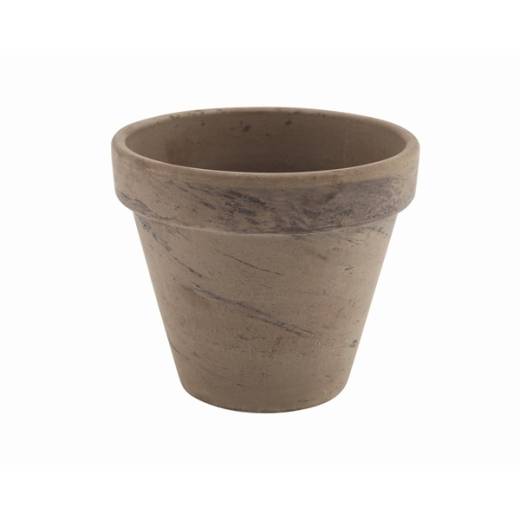 Genware Terracotta Pot Basalt 11.2cm (x6)