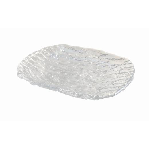 Glacier Glass Plate 20 x 17cm (x6)