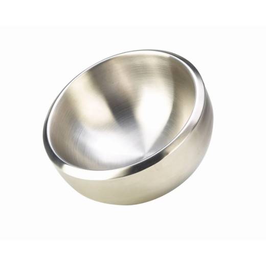 Stainless Steel Double Walled Dual Angle Bowl 24cm