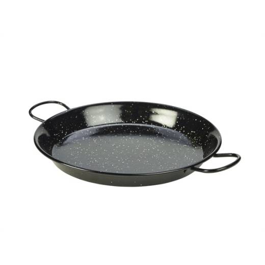 Black Enamel Paella Pan 30cm (x6)
