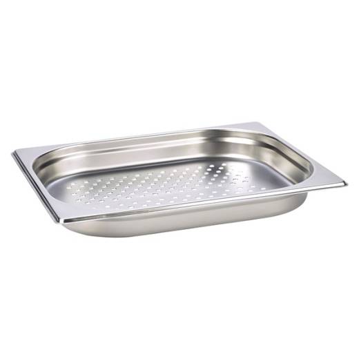 Perforated Stainless Steel Gastronorm Pan 1/2  40cm