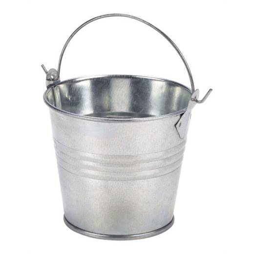 Galvanised Steel Serving Bucket 8.5cm (x12)