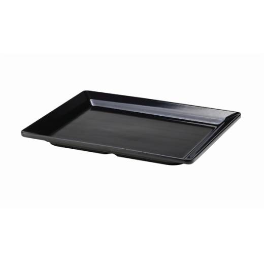 Black Melamine Platter GN 1/2 32x26cm