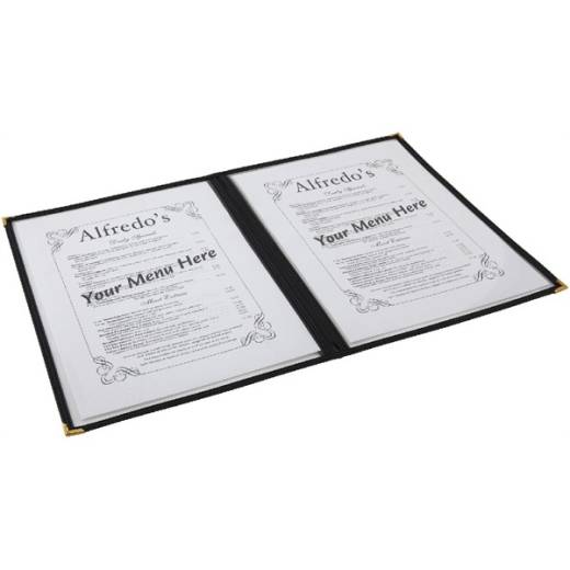 American Style Clear Menu Holder 2 Page