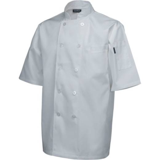 Chef Standard Jacket Short Sleeve White XS