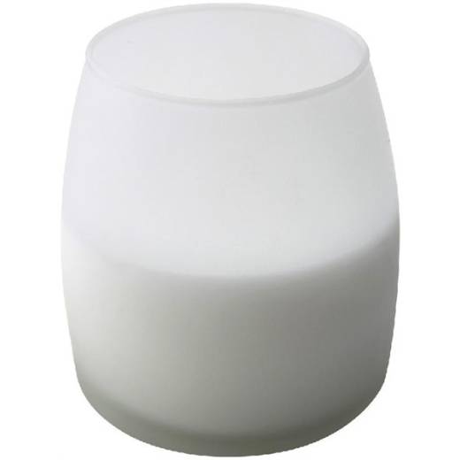 Soft Glow Glass Candle White 45hr (x6)