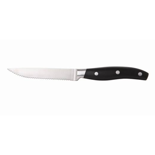 Premium Black Handle Steak Knives (x12)