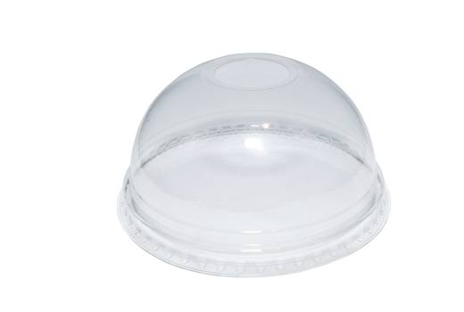 Clear Dome Lid with Hole 12oz (x1000)
