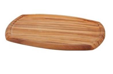 Olive Wood Board with Groove 37x26x2cm