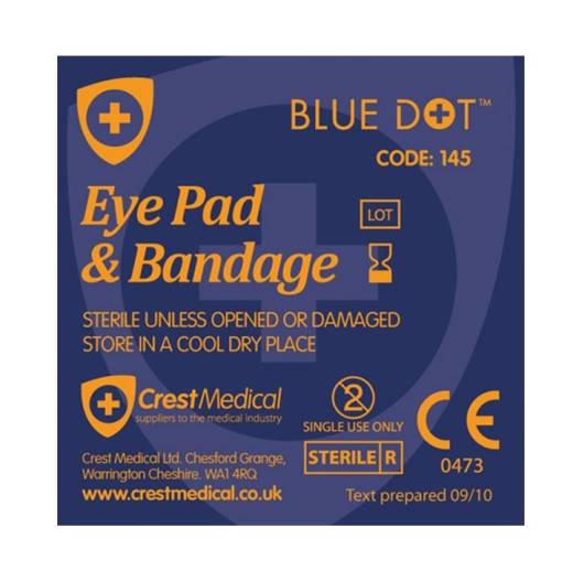 Eye Pad Dressing (Loop Bandage) - Flow Wrap